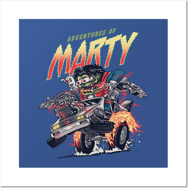 adventures of marty Wall Art by art of gaci